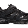 Black track sneakers