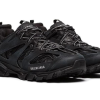Black track sneakers