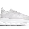 Chain Reaction White Mesh Rubber Suede