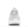 Chain Reaction White Mesh Rubber Suede