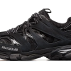 Black track sneakers