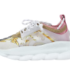Chain Reaction White Pink Yellow Barocco (W)