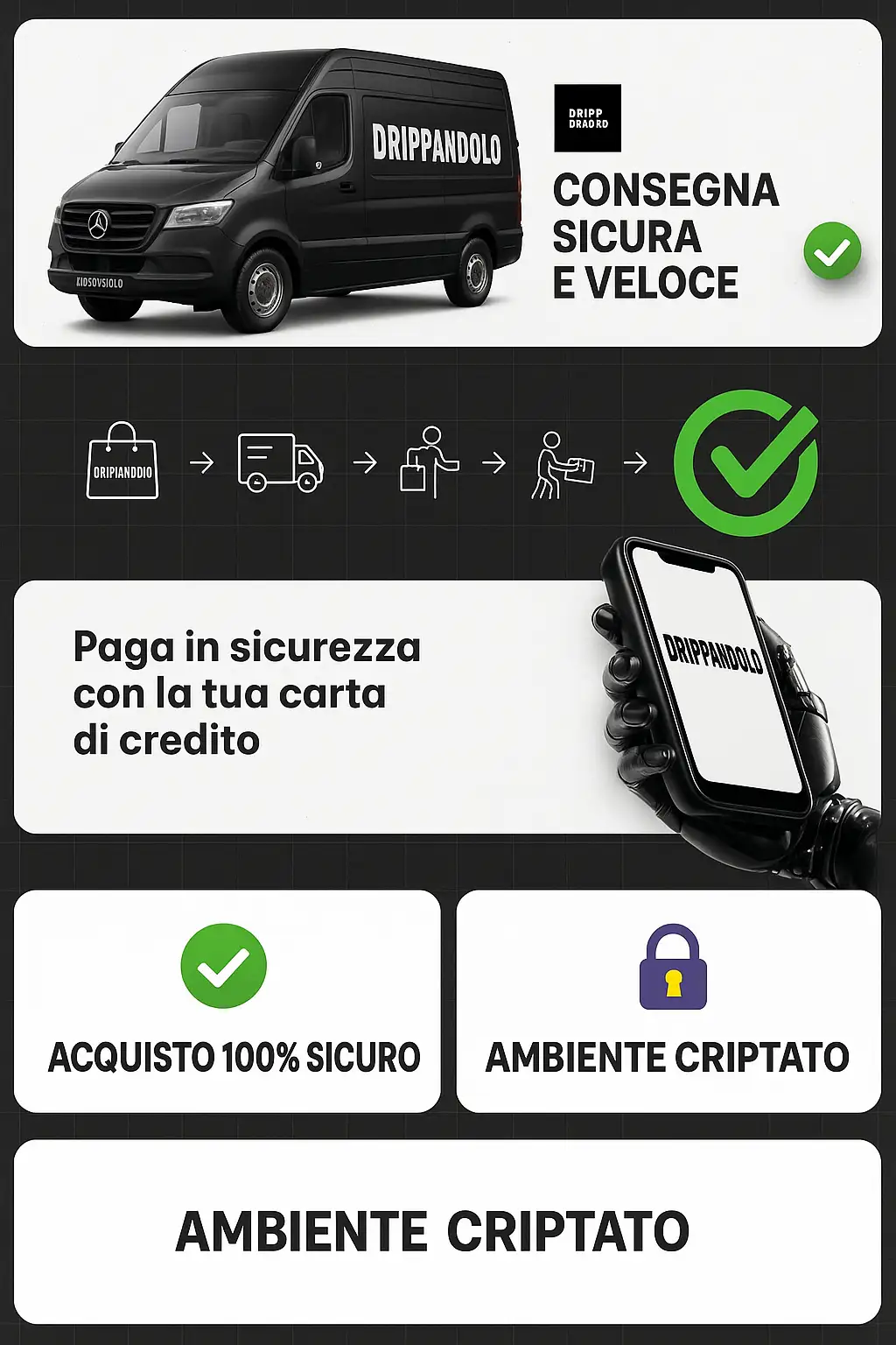 Consegna sicura e veloce