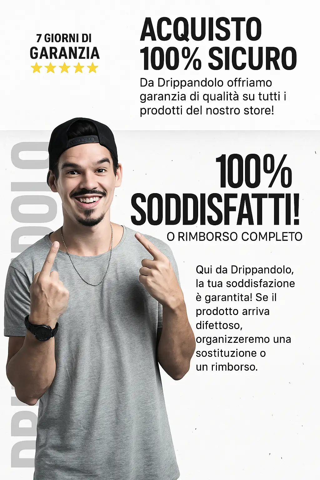 Acquisto 100% sicuro