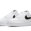 07 White Black Pebbled Leather