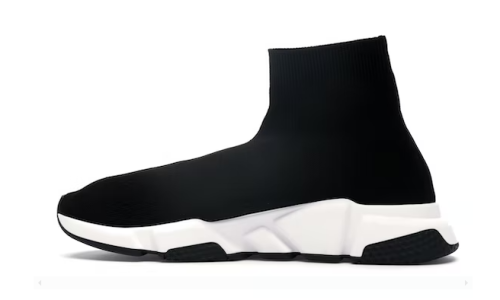 Speed Graffiti Trainers Black White